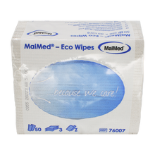 MaiMed- Eco Wipes - pyyhintä- ja hoitoliina, 28x33cm kierrätysliina, luonnonvalkoinen, 3-kerroksinen, 50 kpl/pakkaus | Pakkaus (50 kpl)