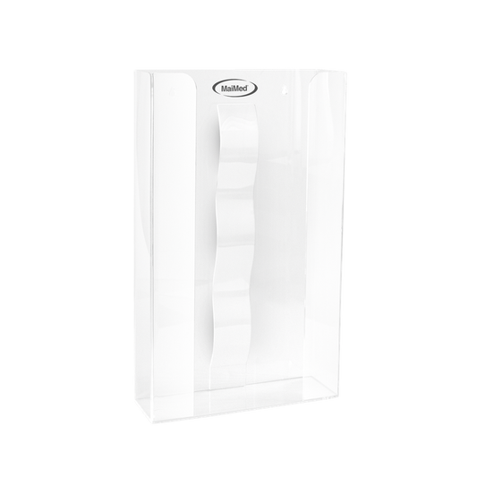 MaiMed seinäteline hansikaslokeroihin akryylijousella - mitat: 246x81x410mm - 3 kpl sarja | Pakkaus (1 kpl)