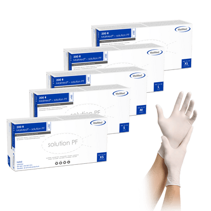 MaiMed-solution PF nitriilikäsineet 200 kpl/laatikko