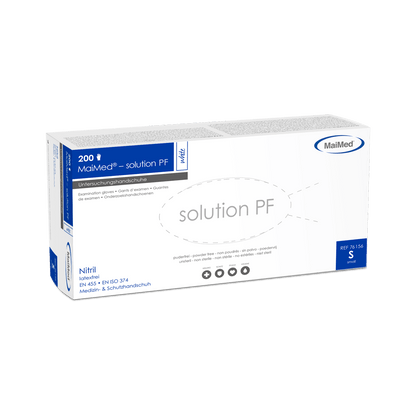 MaiMed-solution PF nitriilikäsineet 200 kpl/laatikko