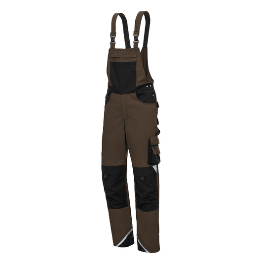 NITRAS MOTION TEX PLUS, Dungarees, ruskea/musta