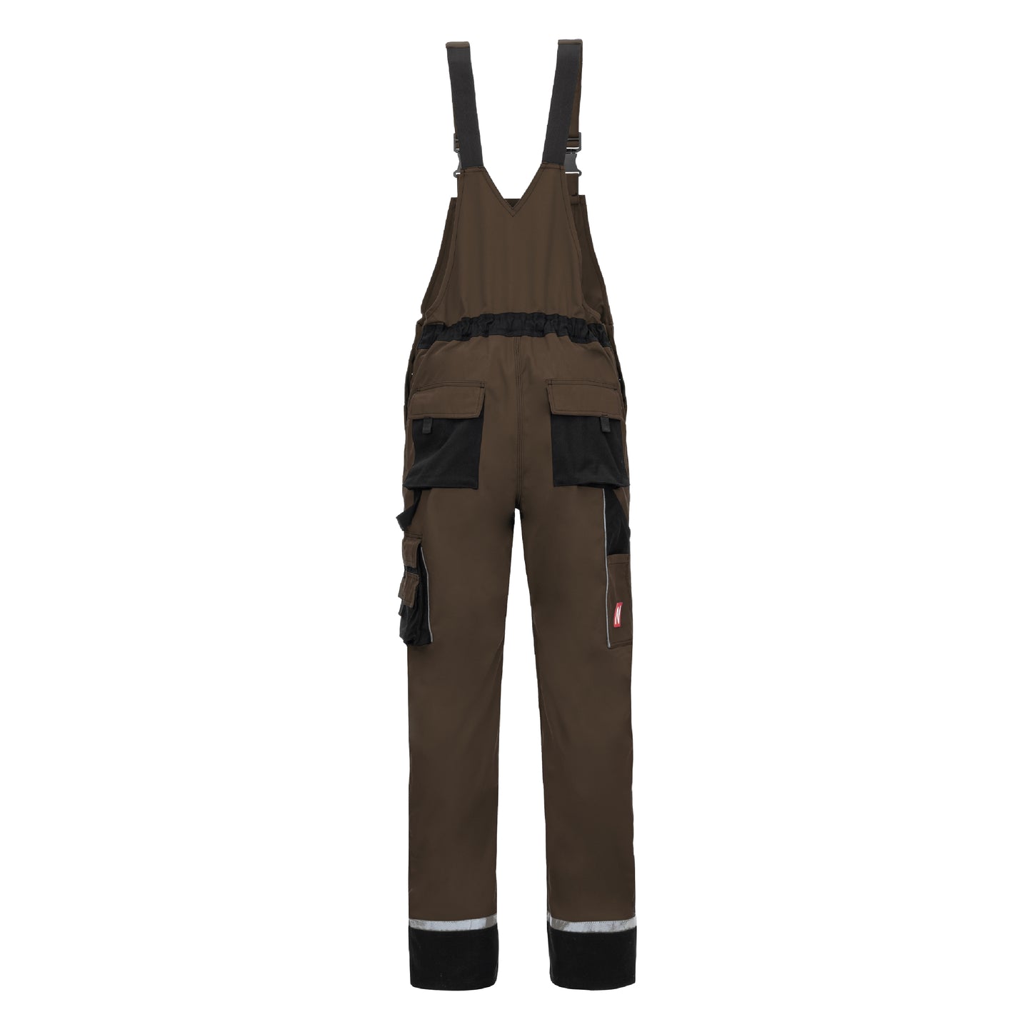 NITRAS MOTION TEX PLUS, Dungarees, ruskea/musta
