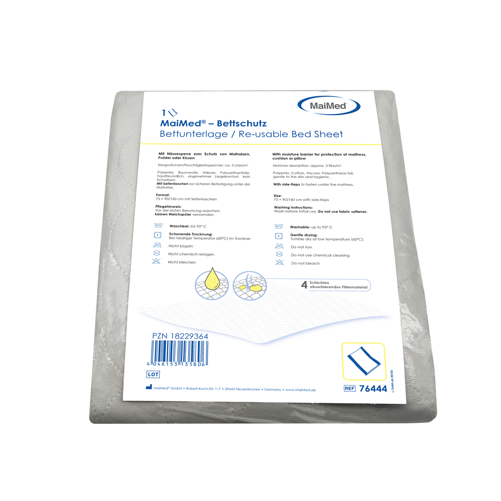 MaiMed sängynsuoja/pehmuste, pestävä