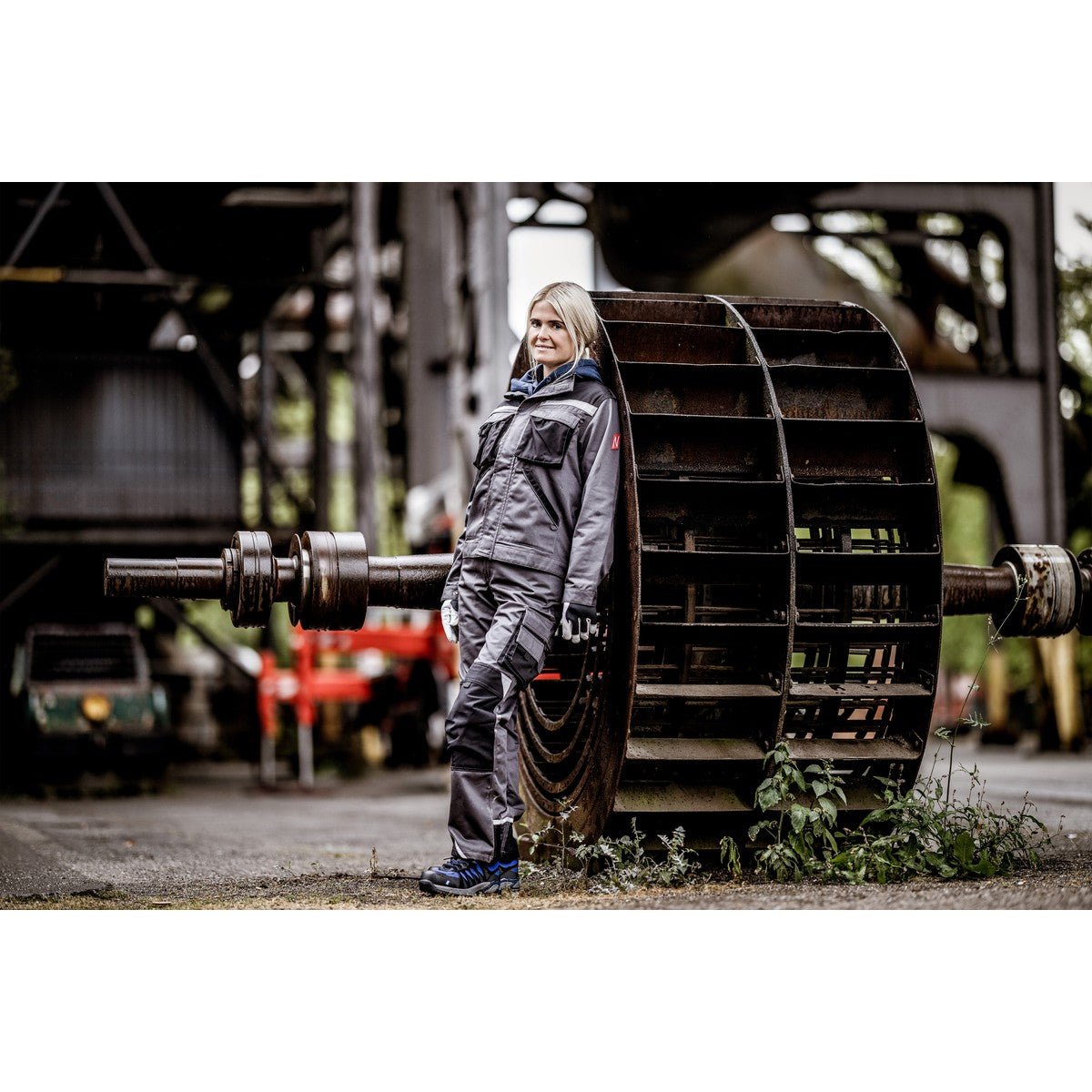 NITRAS MOTION TEX PLUS, työtakki, harmaa/musta