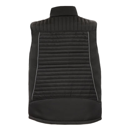 NITRAS MOTION TEX PLUS, tikattu softshell-liivi, musta