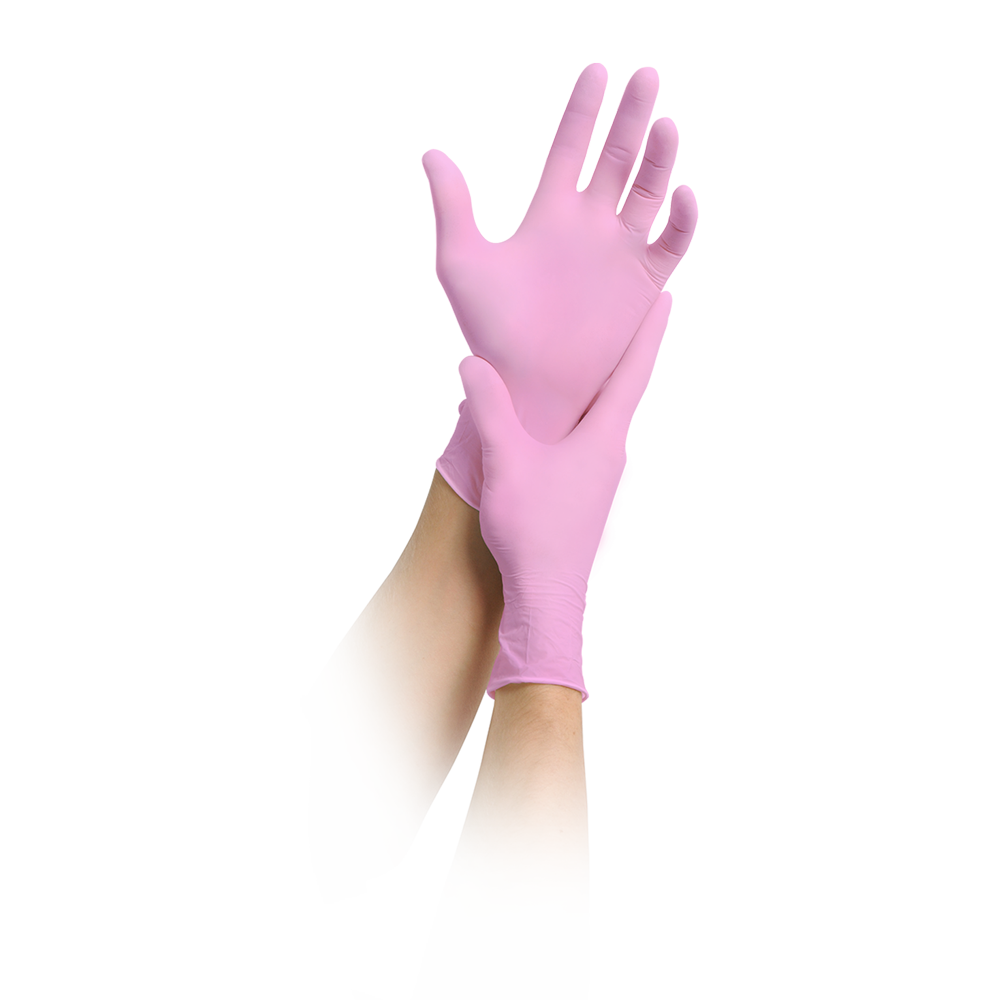 MaiMed-solution 100 pinkki ei-steriili, puuteriton lateksiton käsine, sininen, 100 kpl/laatikko