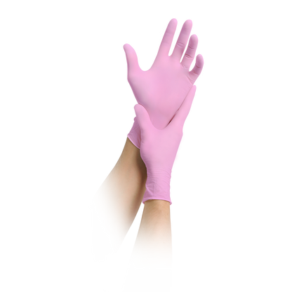 MaiMed-solution 100 pinkki ei-steriili, puuteriton lateksiton käsine, sininen, 100 kpl/laatikko