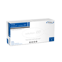 MaiMed-solution 100 lateksittomat käsineet, sininen violetti, ei-steriili puuteriton, 100 kpl/laatikko