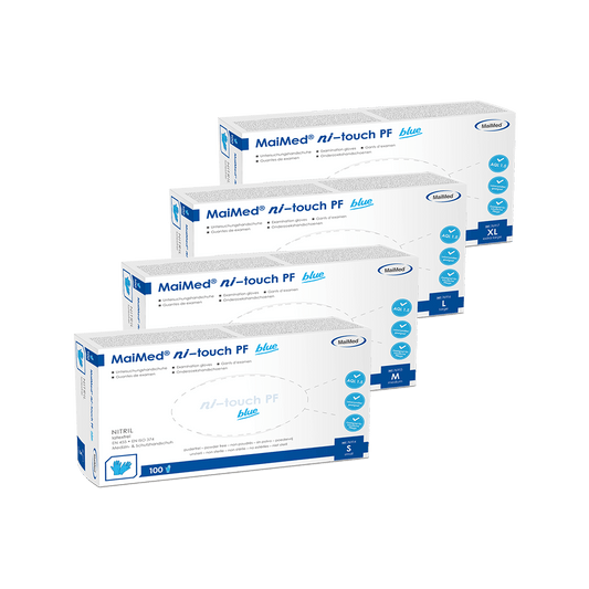 MaiMed ni-touch kertakäyttöiset nitriilikäsineet 100 kpl/laatikko