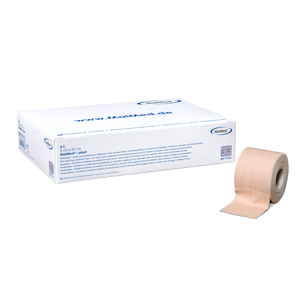 Taftikankaasta valmistettu MaiMed-plast-kiinnityslaastari