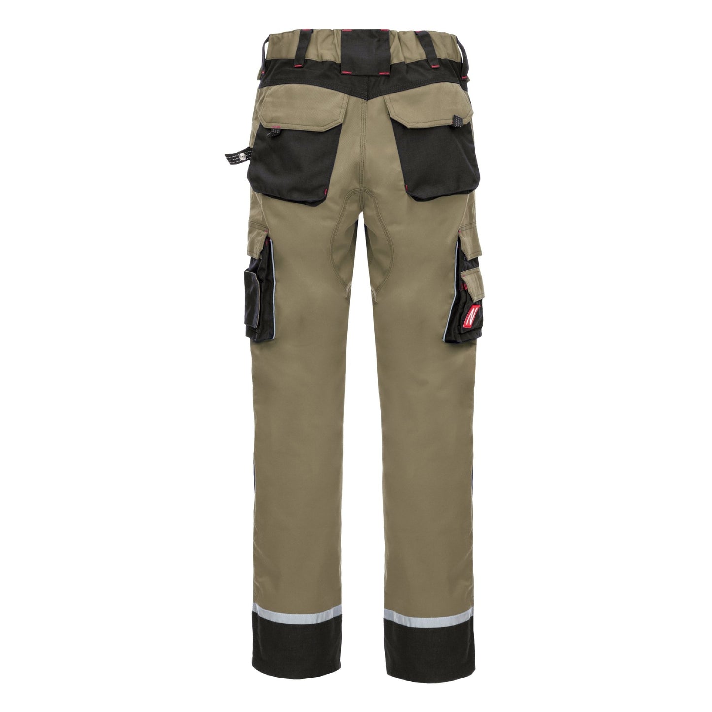 NITRAS MOTION TEX PRO FX, työhousut, pitkät, khaki/musta