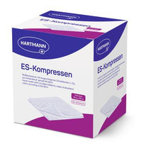Hartann ES puristaa sideharsopakkaukset 5x5 cm, 12-kertaiset, ei-steriilit - 100 kpl | Pakkaus (100 kpl)