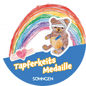 Stickerbogen Tapferkeits-Medaille 12 Stück