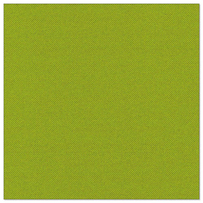 Lähikuva PAPSTAR GmbH:n 20 lautasliinasta "ROYAL Collection" (1/4-taitto, 40x40 cm) näyttää kirkkaan chartreuse-vihreän, kangasmaisella rakenteella - tasainen, hieno kudoskuvio tekee siitä ihanteellisen elegantteihin pöytäkoristeluihin.