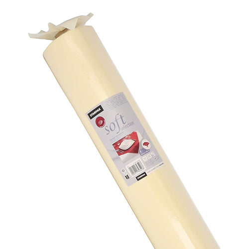 Die Starpak Tischdecke, Soft Selection, ist eine stoffähnliche Vlies-Tischdecke von Starpak, abgebildet mit einem Etikett mit Backwaren auf einem Tablett – ideal zum stilvollen und praktischen Backen.