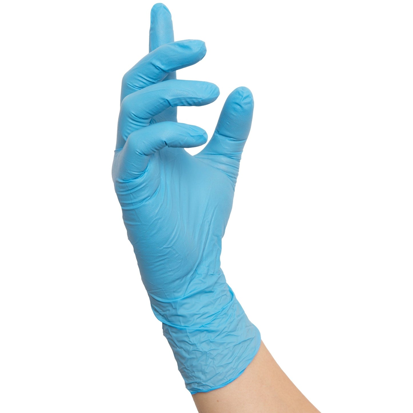 NITRAS SUPREME NITRILE, nitriili kertakäyttökäsineet, sininen
