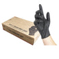 NITRAS TOUGH GRIP LIGHT, kertakäyttöiset nitriilikäsineet, mustat