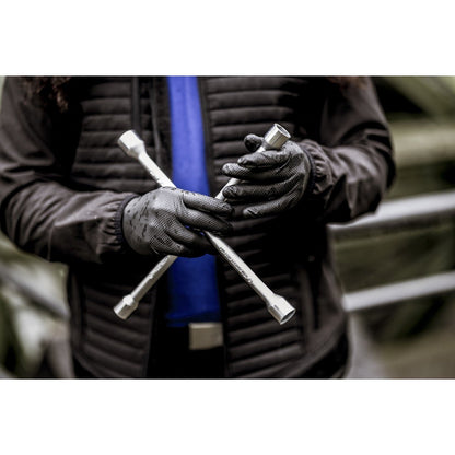 NITRAS TOUGH GRIP LIGHT, kertakäyttöiset nitriilikäsineet, mustat