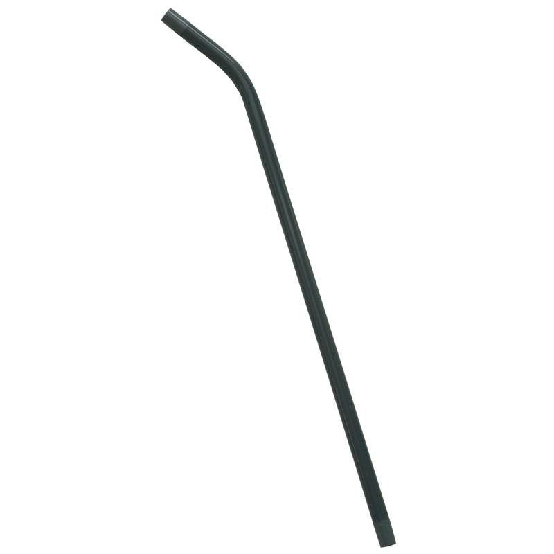 Imuputki 1 x taivutettu Diversey Deutschland GmbH & Co. OHG:lta on musta, uudelleenkäytettävä imuputki, jossa on kevyt mutka yläosassa - tarkka imurointi ja helppo puhdistus valkoista taustaa vasten.