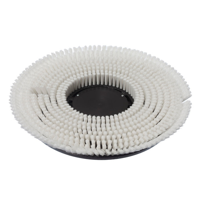 Die Diversey Nass-Shampoonierbürste (Ø 43 cm) verfügt über dichte, konzentrische Borsten auf schwarzem Grund, ideal für die Teppichreinigung mit TASKI ergodisc 165, 200 oder duo. Wird als Einzelstück pro Packung geliefert.