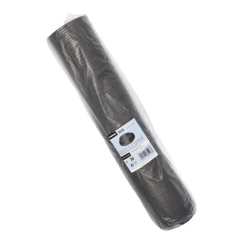 Eine 100er Packung Starpak „To Go“ runder PS Dom-Deckel in Plastikfolie, abgebildet in Originalverpackung mit Etikett – ideal für Heißgetränke unterwegs.