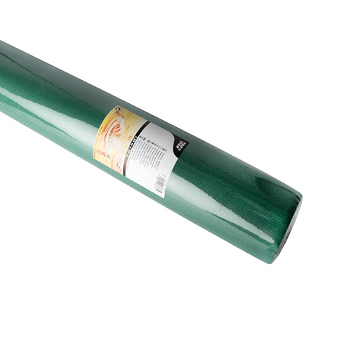 Rulla Starpak pöytäliinaa, Airlaid 20 m x 1,2 m, kangasmaisen ulkonäön ja tuotetarran kanssa valkoisella taustalla. Kestävä pöytäliina Starpakilta on helposti puhdistettava.