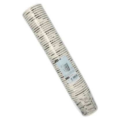 Starpak 50 välipalakuppi "To Go" tukevasta kartongista sanomalehtimuotoilulla (470 ml, ø 9,9 cm) kirkkaassa kalvopussissa, jossa on sininen etiketti edessä.