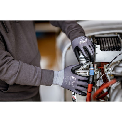 NITRAS SKIN FLEX LITE, asennuskäsineet, harmaa/musta