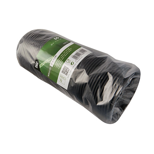 Pino PAPSTAR 50 Dom-kansia, pyöreitä valkoisia C-PLA-kansia (2,1 cm korkea) PAPSTAR GmbH:ltä, turvallisesti pakattu kirkkaaseen pakkaukseen vihreä-valkoisella etiketillä – ympäristöystävällinen ratkaisu kasvien hoitoon.