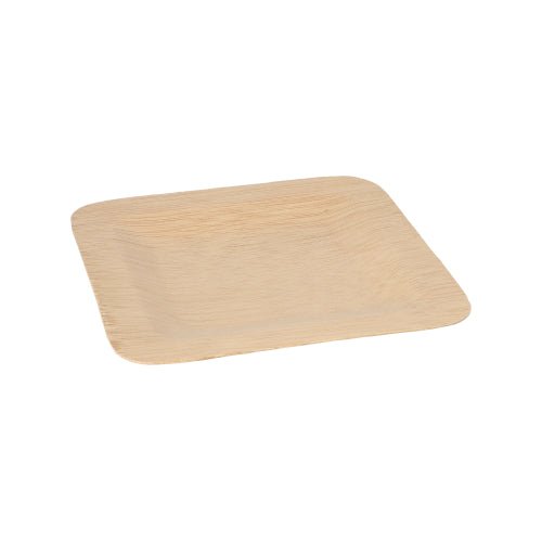 Der PAPSTAR 10 lautanen, bambu "pure" kulmikas der PAPSTAR GmbH on neliönmuotoinen, litteä, vaalea bambulautanen korotetulla reunalla - ympäristöystävällinen valinta jokaiseen pöytäkoristeluun.