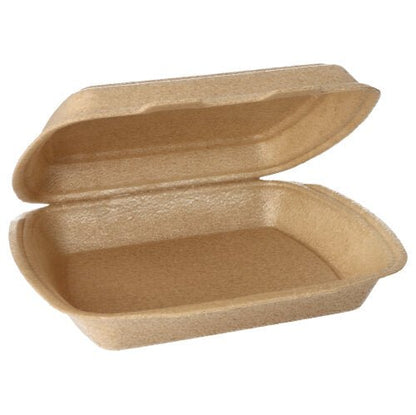 Starpak 50 Menuboxit taitettavalla kannella, XPP (7x20,5x24cm, beige) ovat suorakulmaisia, kompostoituvia menubokseja taitettavalla kannella – ihanteellisia elintarvikkeiden kuljetukseen. Sisältö on tyhjä ja heti käyttövalmis.