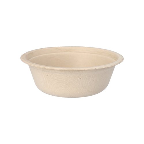 PAPSTAR GmbH "pure" kulhot sokeriruoko (12 kappaletta) ovat beigejä, pyöreitä ja biohajoavia. Valmistettu ympäristöystävällisestä sokeriruo'osta - kestävä valinta kertakäyttökulhoille.