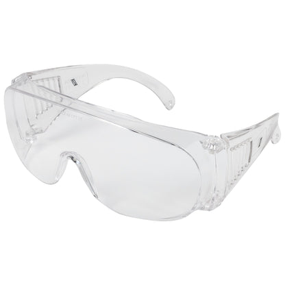 NITRAS VISION PROTECT BASIC, temppelilasit, läpinäkyvät, EN 166 muovi | Pakkaus (12 kpl)