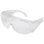 NITRAS VISION PROTECT BASIC, temppelilasit, läpinäkyvät, EN 166 muovi | Pakkaus (12 kpl)