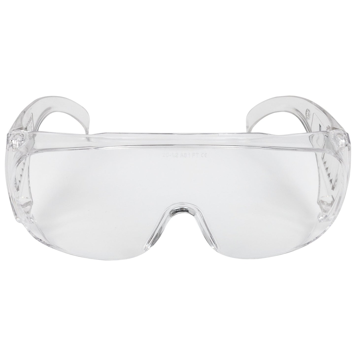 NITRAS VISION PROTECT BASIC, temppelilasit, läpinäkyvät, EN 166 muovi | Pakkaus (12 kpl)