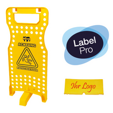 Numaattinen varoitusmerkki "W1" suluilla, keltainen | Pakkaus (1 kpl)