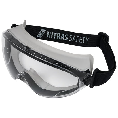 NITRAS VISION PROTECT, täysnäköiset suojalasit, EN 166 PVC | Pakkaus (12 kpl)
