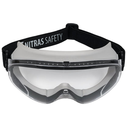 NITRAS VISION PROTECT, täysnäköiset suojalasit, EN 166 PVC | Pakkaus (12 kpl)