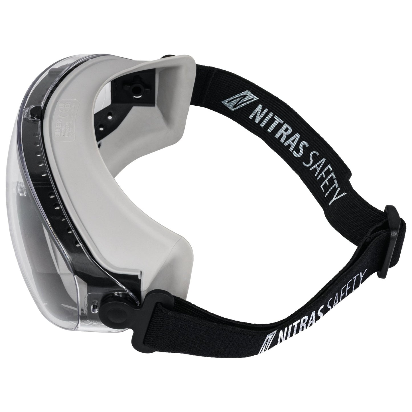 NITRAS VISION PROTECT, täysnäköiset suojalasit, EN 166 PVC | Pakkaus (12 kpl)
