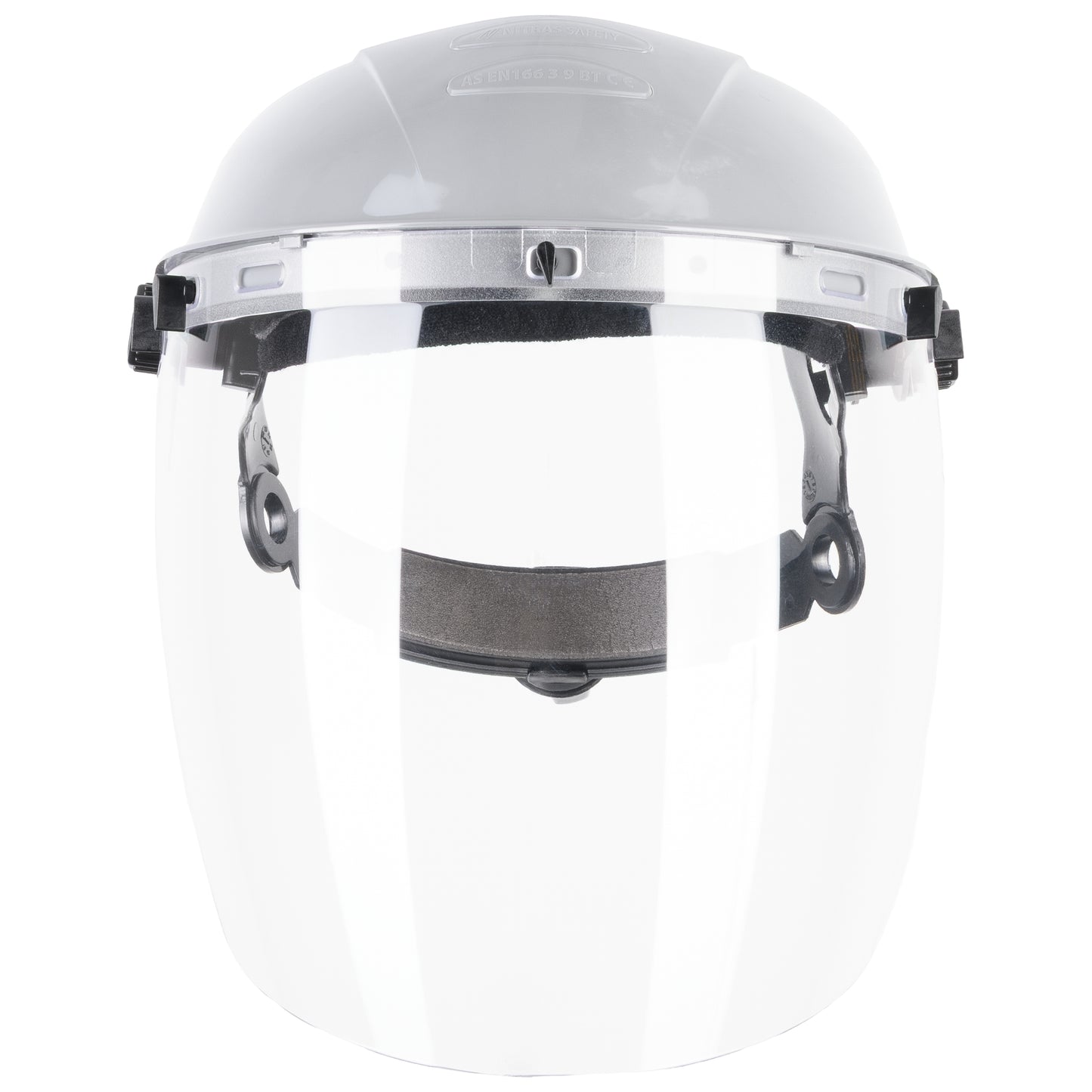 NITRAS PROTECT visiiri, läpinäkyvä / musta, EN 166 muovia | Pakkaus (1 kpl)