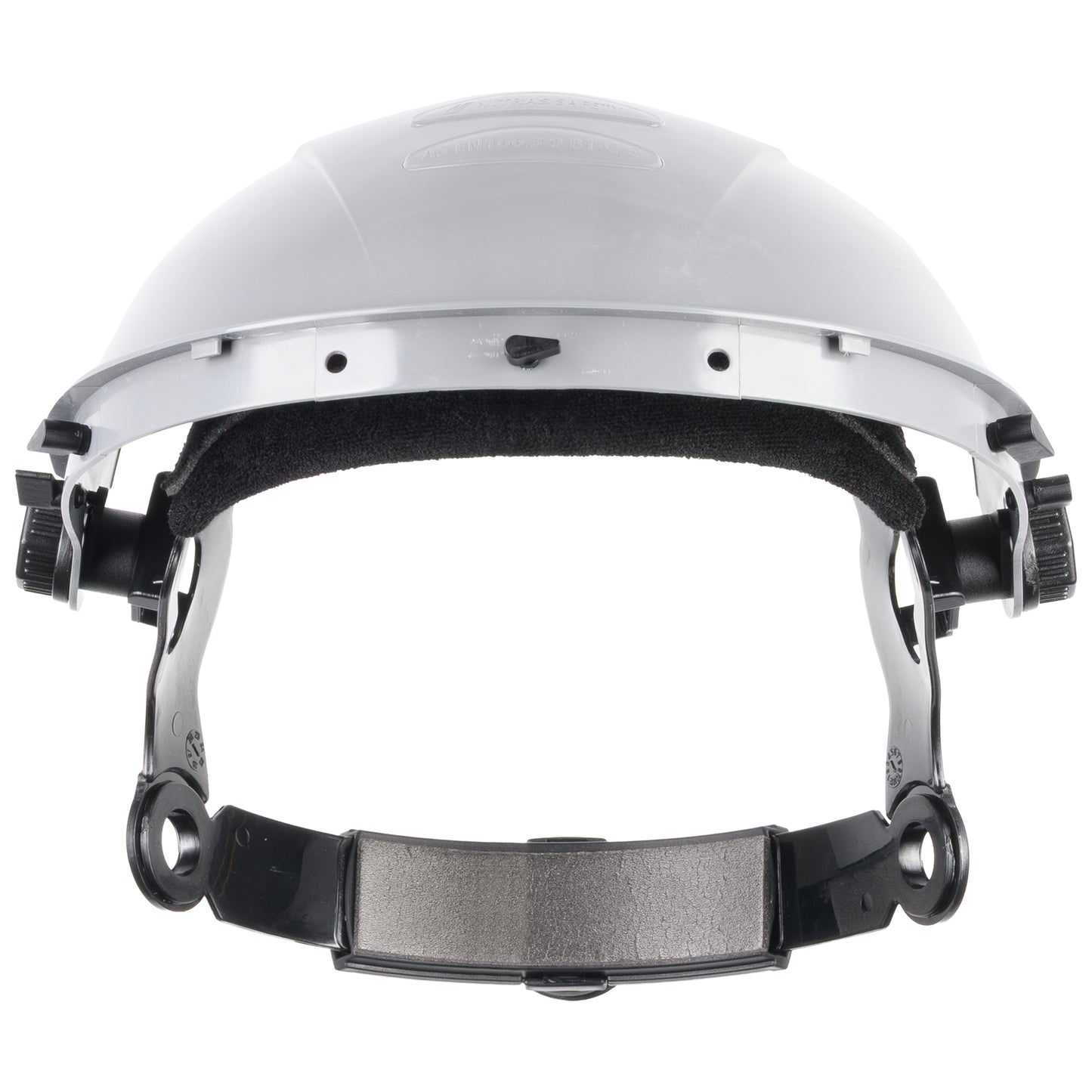 NITRAS PROTECT visiiri, läpinäkyvä / musta, EN 166 muovia | Pakkaus (1 kpl)