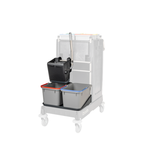 Numatic SRK1S musta - VA yleispuristin, 2 x 17 L ämpäri harmaa, kulho sankoon | Pakkaus (1 kpl)