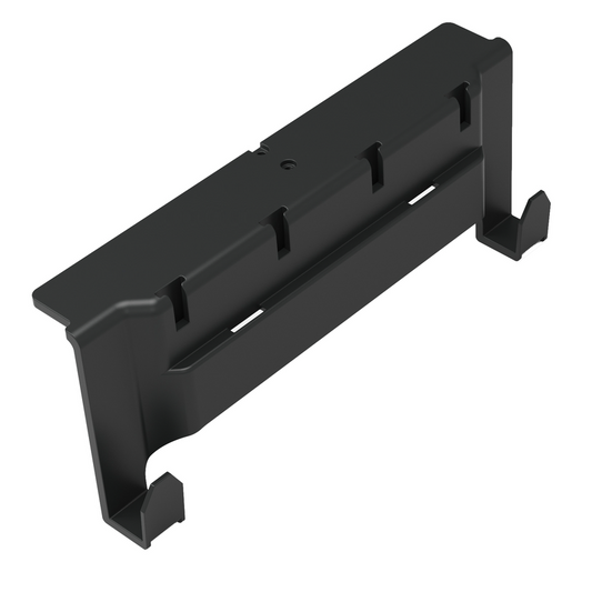 Numatic Toolbar, jossa 2 koukkua ja neljä T-uraa, kahvanpitimien, koukkujen tai T:n kiinnittämiseen | Pakkaus (1 kpl)