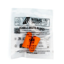 NITRAS MUTE PLUGS, korvatulpat, oranssi, EN 352-2, 250 paria / laatikko PU | Pakkaus (1 kpl)