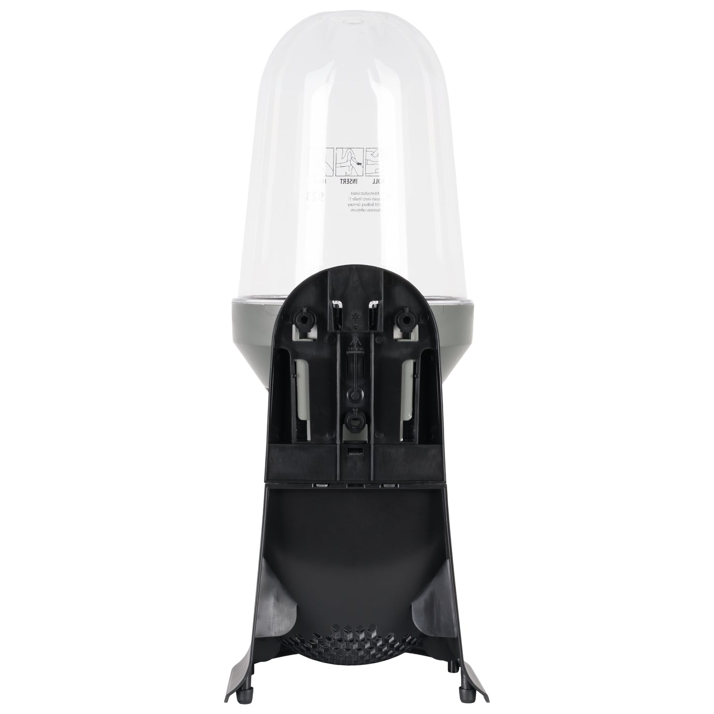 NITRAS kuulonsuojainten annostelija, harmaa / musta, EN 352 | Pakkaus (1 kpl)