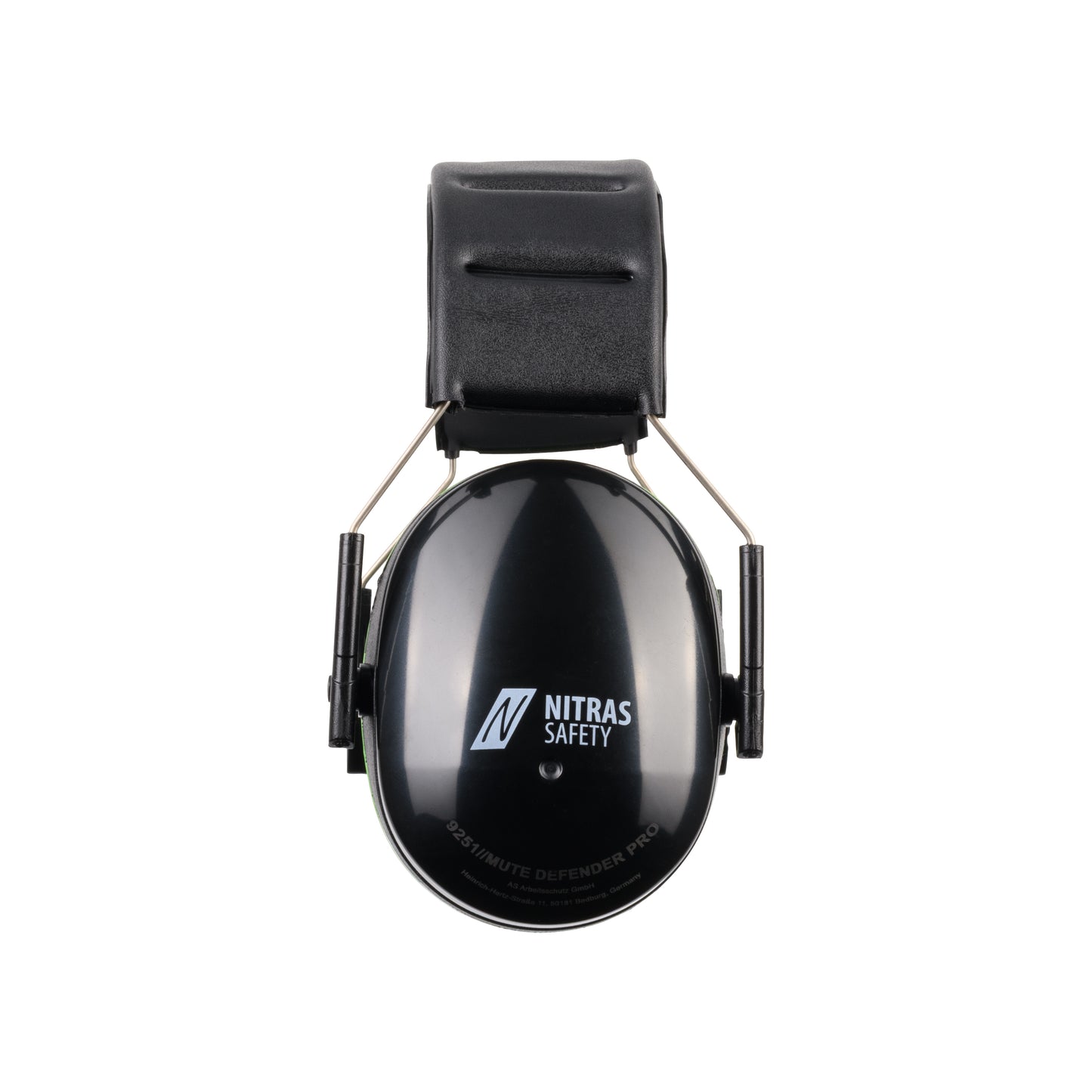 NITRAS MUTE DEFENDER PRO, kuulosuojaimet, musta/vihreä, EN 352-1 muovi | Pakkaus (1 kpl)