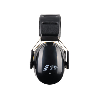 NITRAS MUTE DEFENDER PRO, kuulosuojaimet, musta / keltainen, EN 352-1 muovi | Pakkaus (1 kpl)