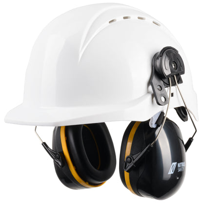 NITRAS MUTE DEFENDER PRO, kuulosuojaimet, musta / keltainen, EN 352-3 muovi | Pakkaus (1 kpl)