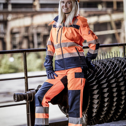 NITRAS MOTION TEX VIZ, erittäin näkyvä softshell-takki