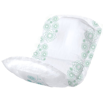 ABENA Light Extra 3, Premium | Pakkaus (10 kappaletta) Abena Re-Seller GmbH:ltä on kertakäyttöinen side, jossa on valkoinen pinta ja vaaleanvihreät geometriset kuviot, jotka on suunniteltu päivittäiseen mukavuuteen ja turvalliseen suojaan.